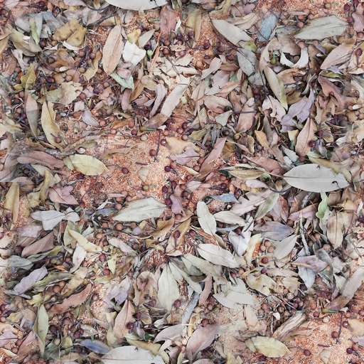 4096 x 4096 seamless pot ground tileable leaves forest pattern soil nature Forest soil free texture