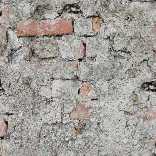 Cement bricks wall is a royalty free texture in the category: seamless pot tileable wall concrete cement broken pattern irregular bricks