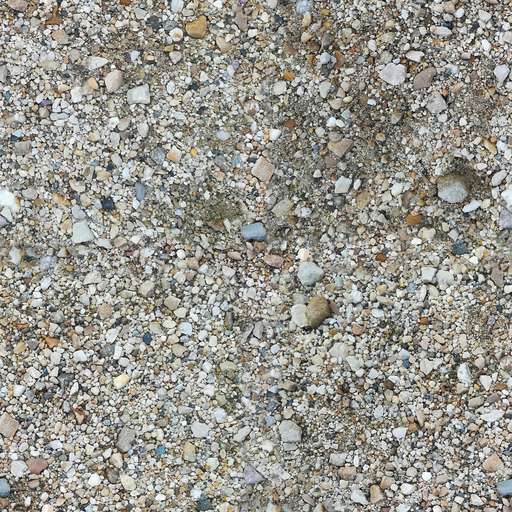 Ground soil gravel pebbles is a royalty free texture in the category: seamless pot ground tileable gravel pattern soil pebbles