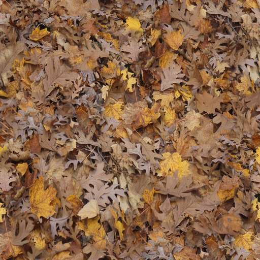 2048 x 2048 seamless pot ground tileable leaves forest pattern Leaves forest ground free texture