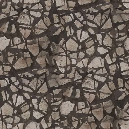 4096 x 4096 seamless pot ground tileable stone pattern Irregular stone ground free texture